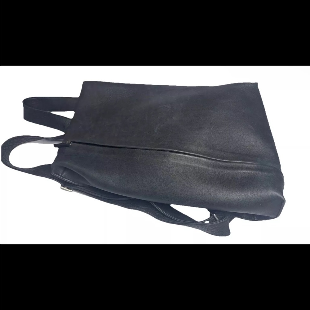 Airbag Gr. - Leather Backpack By Olbrish B Black Made In Germany View 5